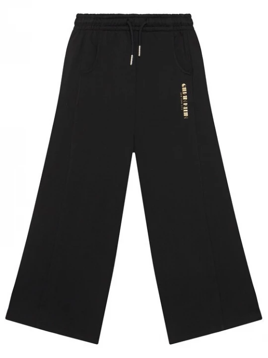 Obrázek produktu Calvin Klein Jeans Teplákové kalhoty Glitter Aw IG0IG03097 Černá Wide Leg