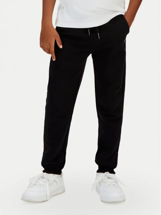 Obrázek produktu Calvin Klein Jeans Teplákové kalhoty Mini Badge LV1CKSJC53 Černá Regular Fit