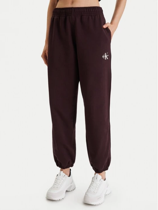 Obrázek produktu Calvin Klein Jeans Teplákové kalhoty Monologo LV047B235G Hnědá Regular Fit