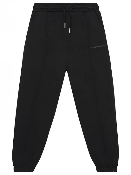 Obrázek produktu Calvin Klein Jeans Teplákové kalhoty Pintuck IB0IB02605 Černá Relaxed Fit