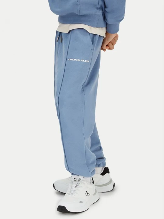 Obrázek produktu Calvin Klein Jeans Teplákové kalhoty Pintuck IB0IB02605 Modrá Relaxed Fit