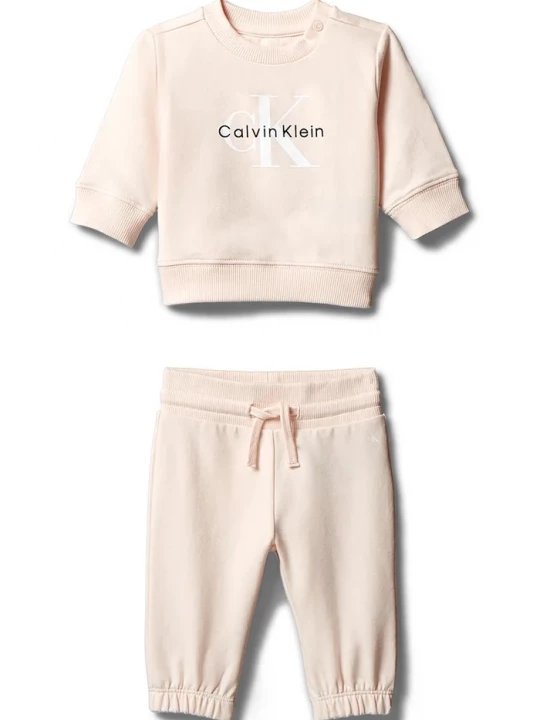 Obrázek produktu Calvin Klein Jeans teplákový set dětský s bavlnou růžová