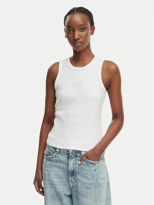 Obrázek produktu Calvin Klein Jeans Top LV047F239G Bílá Slim Fit