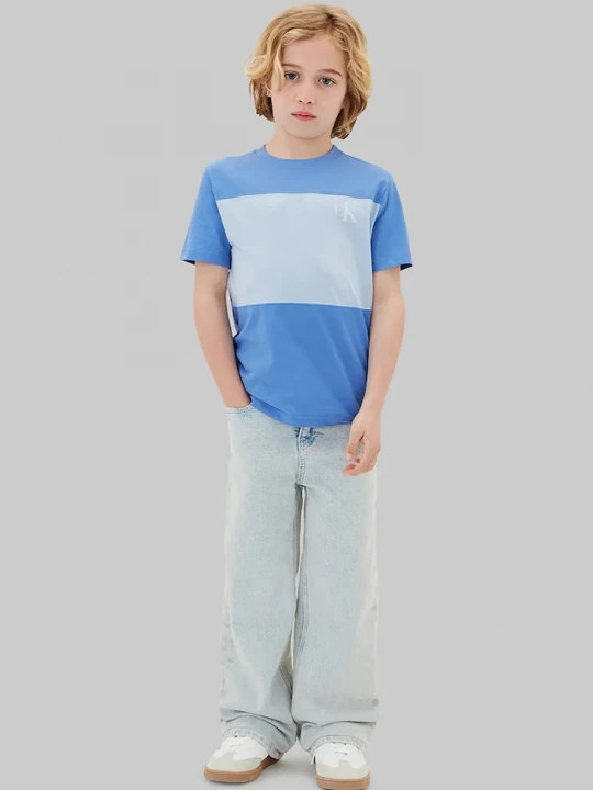 Obrázek produktu Calvin Klein Jeans tričko dětské bavlněné 2-pack modrá