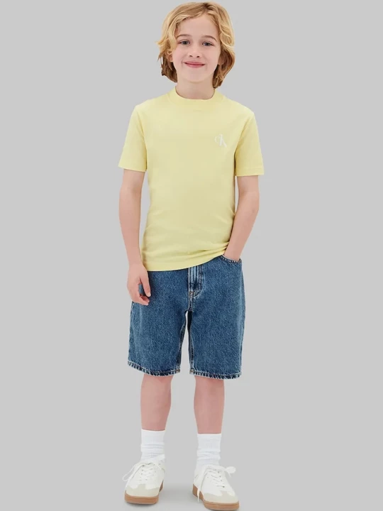 Obrázek produktu Calvin Klein Jeans tričko dětské bavlněné 2-pack žlutá