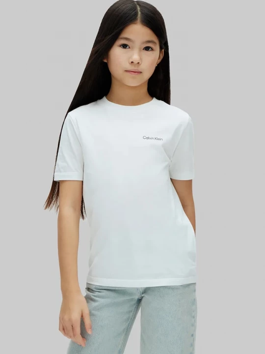 Obrázek produktu Calvin Klein Jeans tričko dětské bavlněné bílá