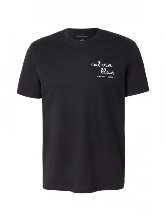Obrázek produktu Calvin Klein Jeans Tričko 'Logo Graphic' pastelová modrá / černá / bílá