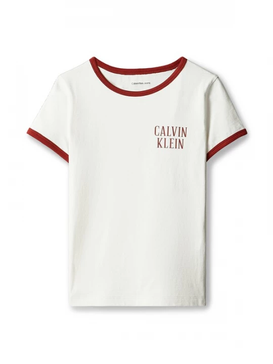 Obrázek produktu Calvin Klein Jeans Tričko režná / rubínově červená