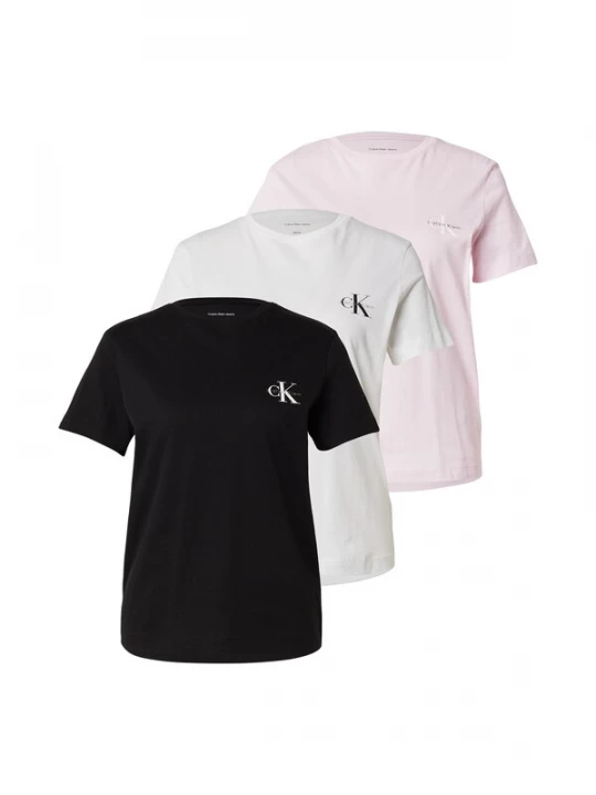 Obrázek produktu Calvin Klein Jeans Tričko růžová / černá / bílá