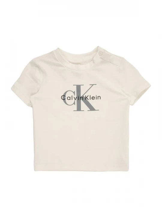 Obrázek produktu Calvin Klein Jeans Tričko šedá / černá / barva bílé vlny