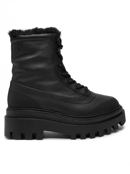 Obrázek produktu Calvin Klein Jeans Turistická obuv Flatform Lace Up Boot Padded YW0YW01557 Černá