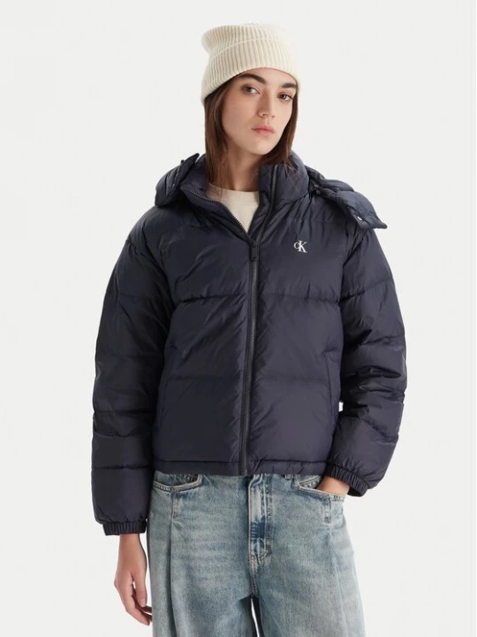 Obrázek produktu Calvin Klein Jeans Vatovaná bunda Essential LV047D501G Tmavomodrá Relaxed Fit