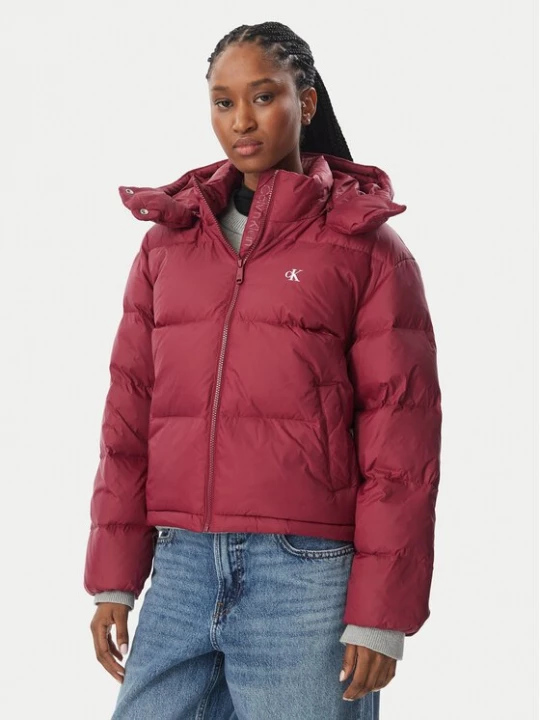 Obrázek produktu Calvin Klein Jeans Vatovaná bunda LV047H500G Bordó Regular Fit