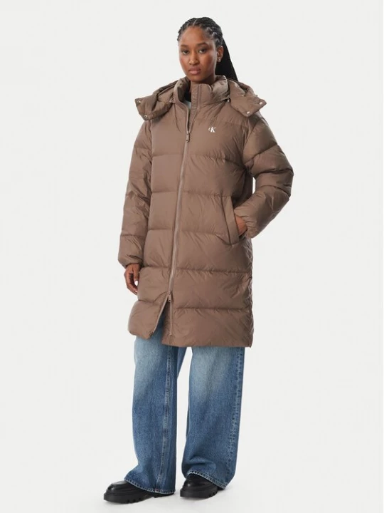 Obrázek produktu Calvin Klein Jeans Vatovaná bunda LV047H502G Tmavě béžová Regular Fit