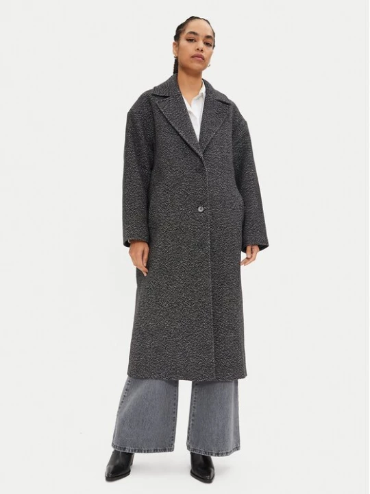Obrázek produktu Calvin Klein Jeans Vlněný kabát J20J224618 Šedá Relaxed Fit