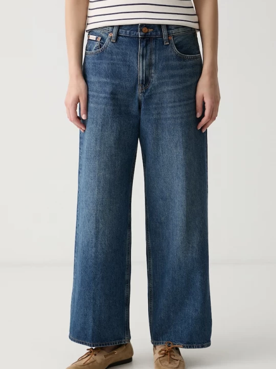 Obrázek produktu Calvin Klein Jeans wide leg džíny dámské modrá