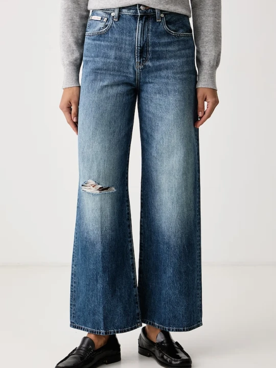 Obrázek produktu Calvin Klein Jeans wide leg džíny dámské modrá
