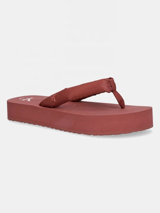 Obrázek produktu Calvin Klein Jeans Žabky Calvin Klein Jeans BEACH SANDAL FLATFORM TTXR SATIN růžová