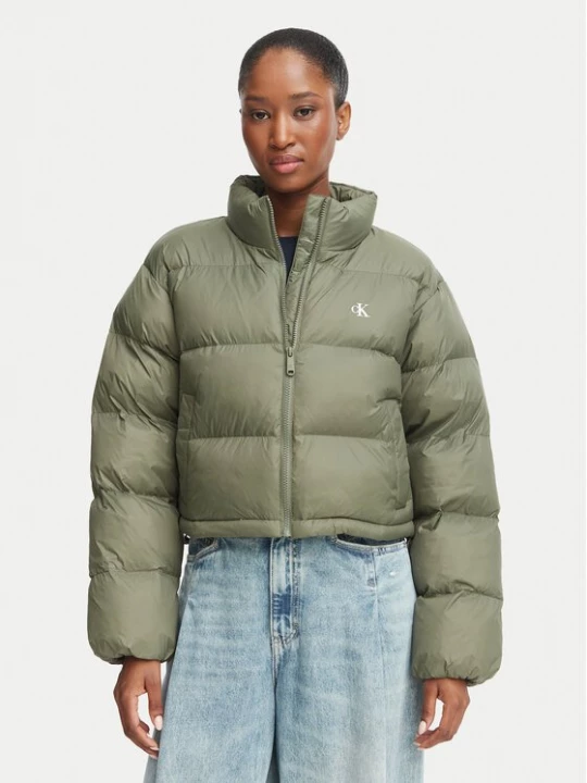 Obrázek produktu Calvin Klein Jeans Zimní bunda Essential LV047H503G Khaki Regular Fit