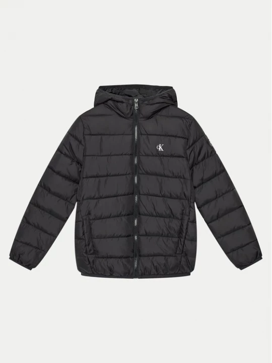 Obrázek produktu Calvin Klein Jeans Zimní bunda Inst Logo IB0IB02174 Černá Regular Fit