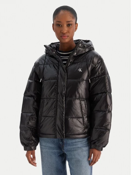 Obrázek produktu Calvin Klein Jeans Zimní bunda LV047D505G Černá Relaxed Fit