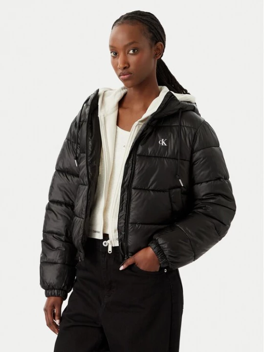 Obrázek produktu Calvin Klein Jeans Zimní bunda LV047G507G Černá Cropp Fit