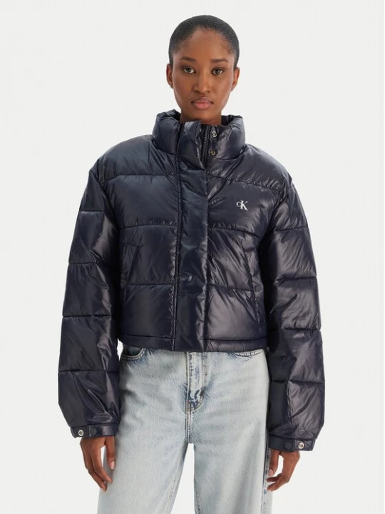 Obrázek produktu Calvin Klein Jeans Zimní bunda Shine Crop LV047D504G Tmavomodrá Regular Fit
