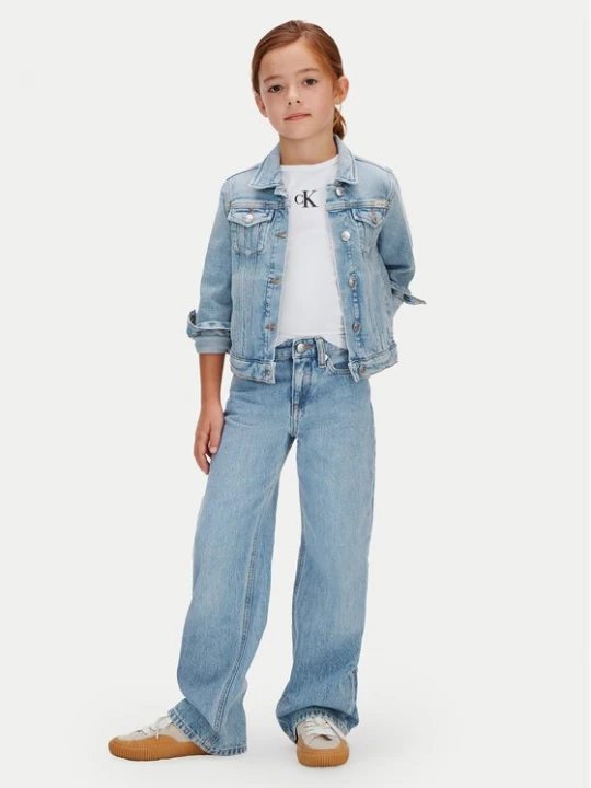 Obrázek produktu Calvin Klein Jeansy LVCKSJC02G Modrá Wide Leg