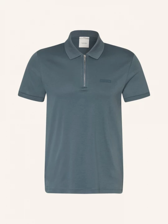 Obrázek produktu Calvin Klein Jerseyové Polo Tričko Slim Fit petrolejová