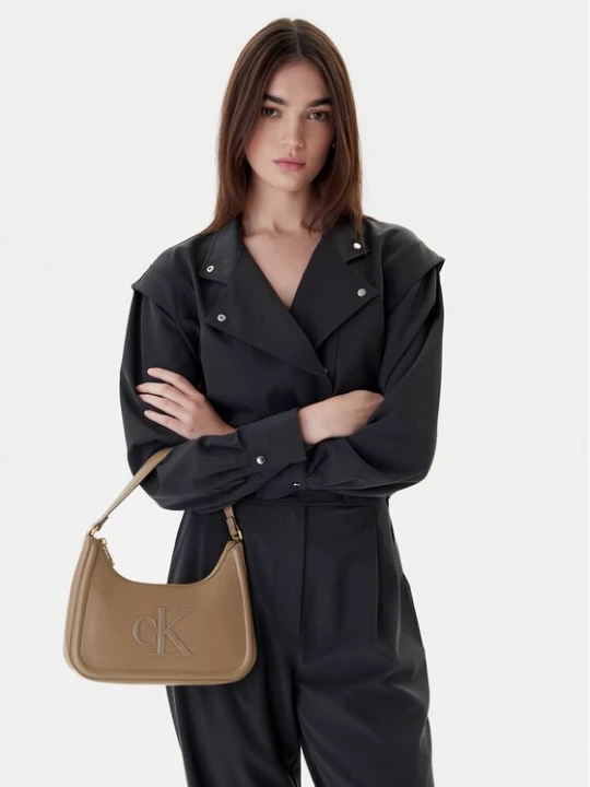 Obrázek produktu Calvin Klein Kabelka Bold Ck Small Shoulder Bag LV04F3230G Béžová
