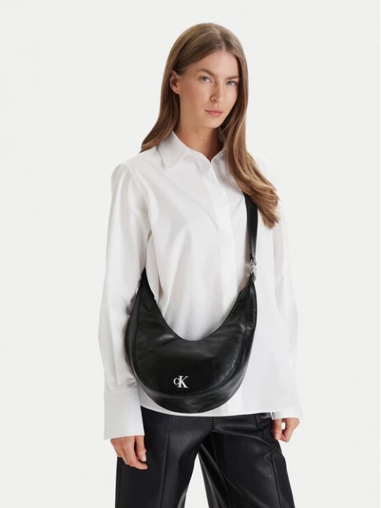 Obrázek produktu Calvin Klein Kabelka Buckle Convertible Small Hobo LV04F3512G Černá