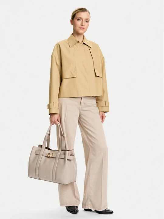 Obrázek produktu Calvin Klein Kabelka Buckle Medium Tote LV04F3294G Écru