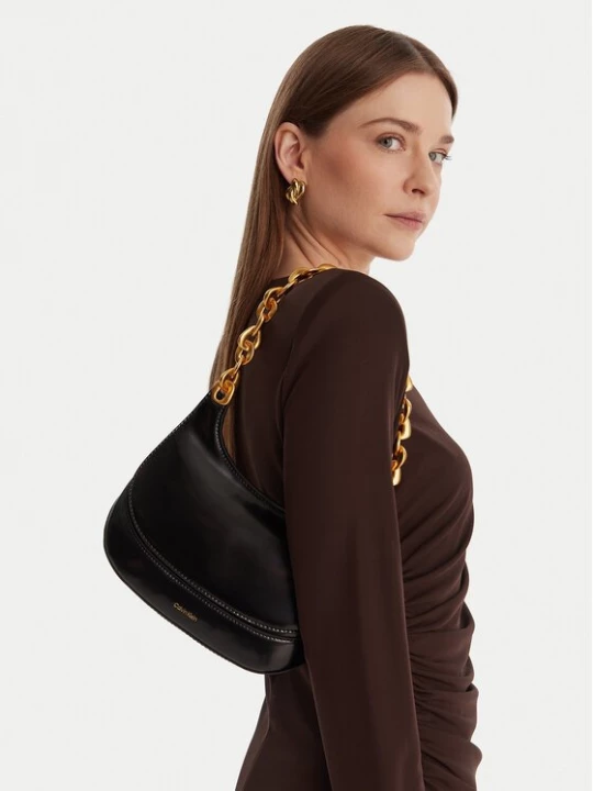 Obrázek produktu Calvin Klein Kabelka Chain Shoulder Bag LV04F3403G Černá