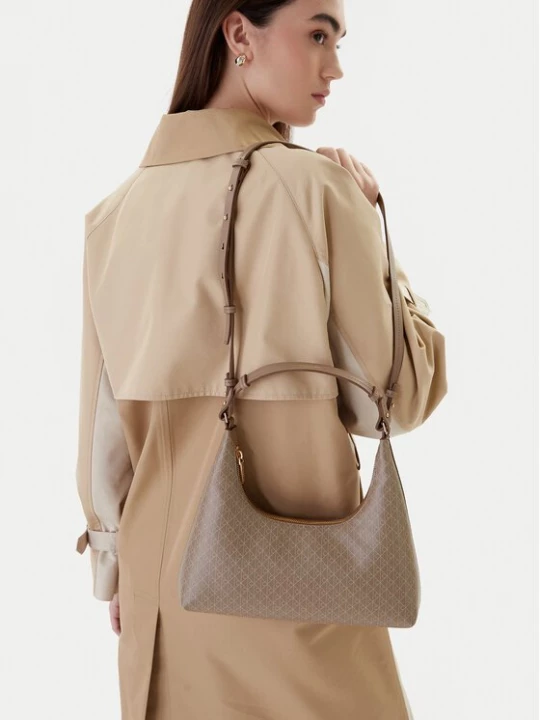Obrázek produktu Calvin Klein Kabelka Emblem Aop Conv Shoulder Bag LV04F3298G Béžová
