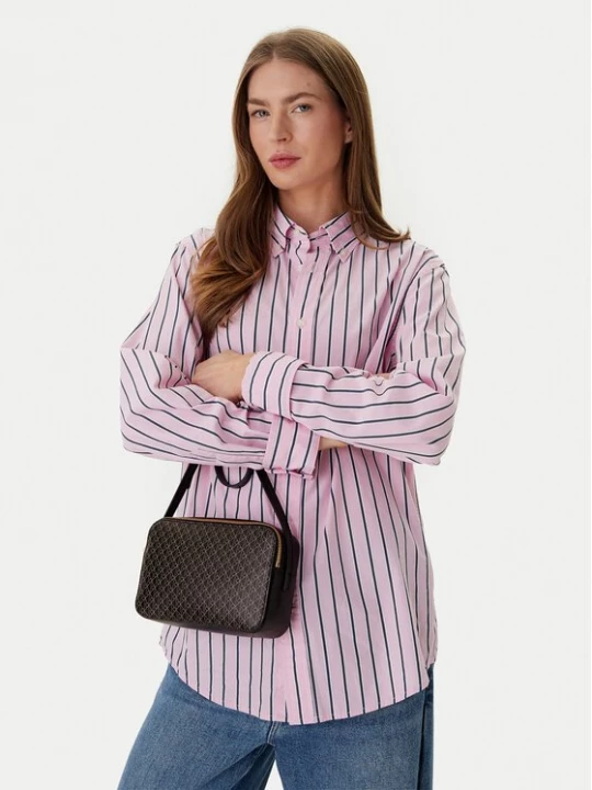 Obrázek produktu Calvin Klein Kabelka Emblem Aop Elongated Camera Bag LV04F3268G Černá