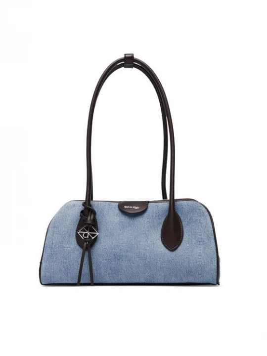 Obrázek produktu Calvin Klein Kabelka Emblem Trio Denim Shoulder Bag LV04F3830G Modrá
