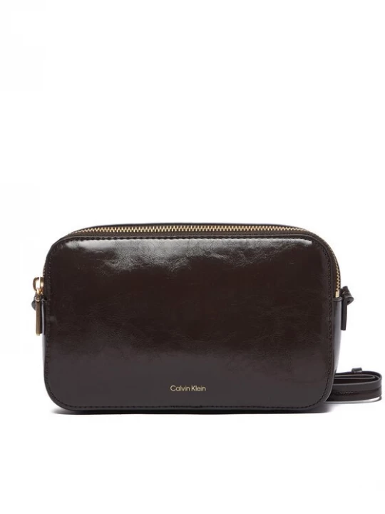 Obrázek produktu Calvin Klein Kabelka Foil Logo Glossy Camera Bag LV04F3539G Hnědá
