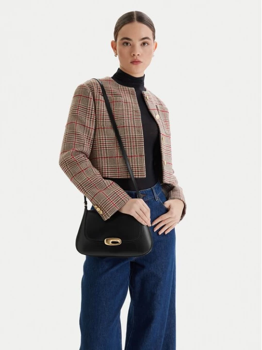 Obrázek produktu Calvin Klein Kabelka Hardware Flap Medium Crossbody LV04F3401G Černá