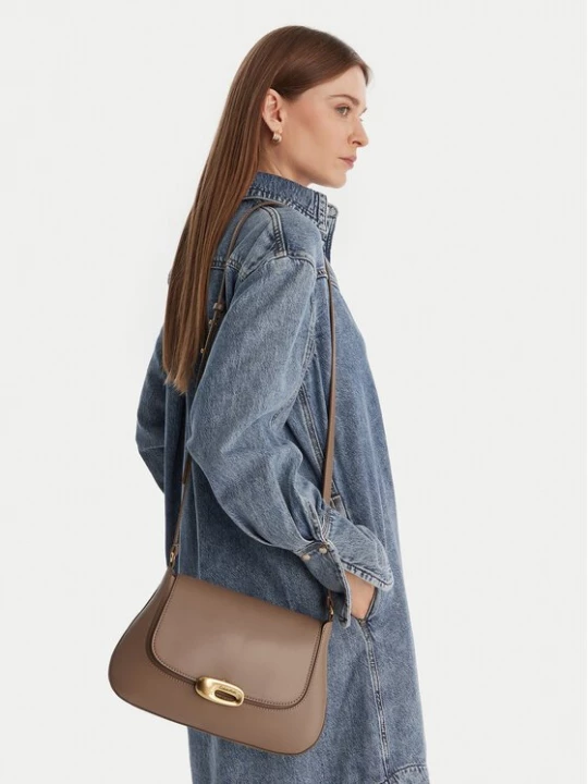 Obrázek produktu Calvin Klein Kabelka Hardware Flap Meidum Crossbody LV04F3401G Béžová