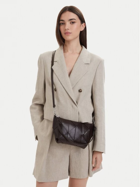 Obrázek produktu Calvin Klein Kabelka Woven Shoulder Bag LV04F3546G Hnědá