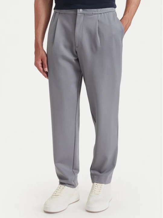 Obrázek produktu Calvin Klein Kalhoty z materiálu LV04LF607G Šedá Tapered Fit