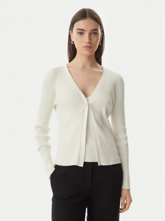 Obrázek produktu Calvin Klein Kardigan LV044G303G Krémová Regular Fit