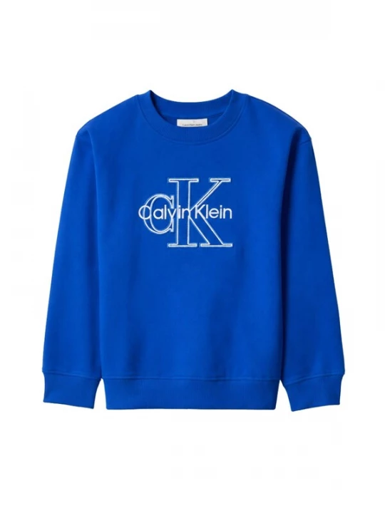 Obrázek produktu Calvin Klein Kids Mikina 'CALVIN KLEIN JEANS kids TERRY MONOLOGO CN FELPA' modrá