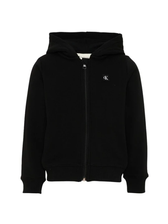 Obrázek produktu Calvin Klein Kids Mikina 'MINI BADGE ZIP THROUGH' černá