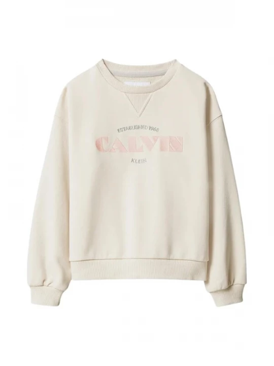 Obrázek produktu Calvin Klein Kids Mikina přírodní bílá