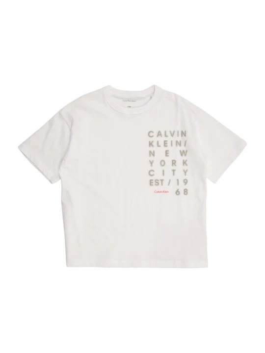 Obrázek produktu Calvin Klein Kids Tričko béžová / šedá / červená / bílá