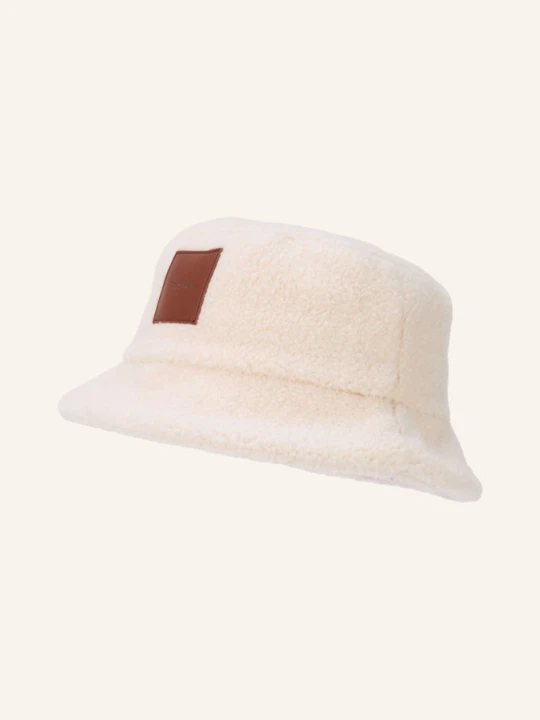 Obrázek produktu Calvin Klein Klobouček Typu „Bucket Hat“ Z Plyšové Kožešiny krémová / hnědá