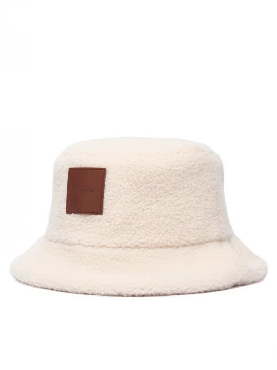 Obrázek produktu Calvin Klein Klobouk All-Over Sherpa W / Patch Bucket LV04F5097G Krémová