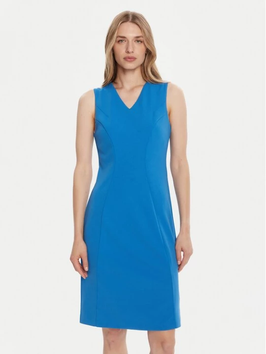 Obrázek produktu Calvin Klein Koktejlové šaty LV044C063G Modrá Slim Fit
