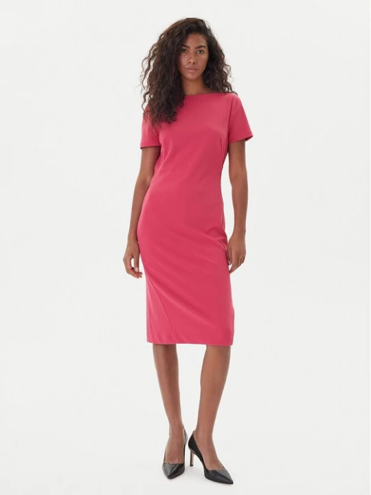 Obrázek produktu Calvin Klein Koktejlové šaty LV044D063G Růžová Slim Fit